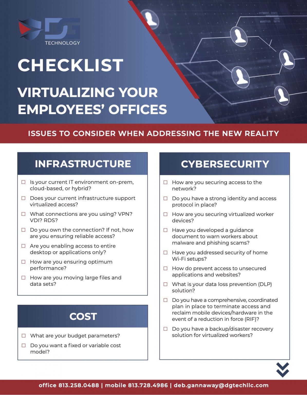 Checklist Virtualizing Your Employees’ Offices DG Technology